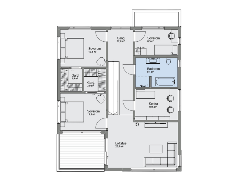 Loftsplan