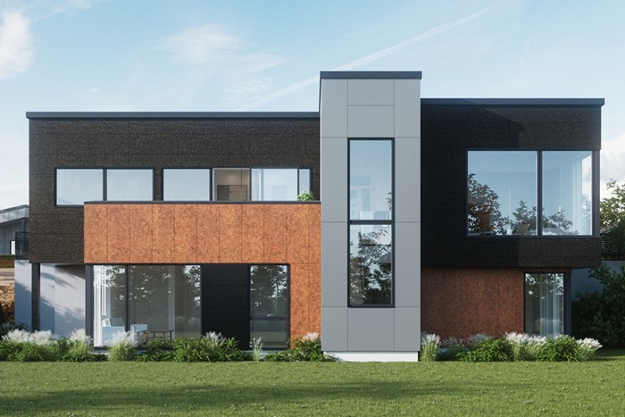 Oversikt over hus med utleiedel